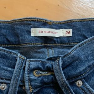 Levi’s shaping skinny jeans.